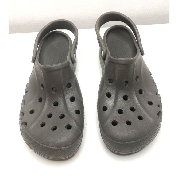 Crocs Baya Graphite Gray Lightweight Water Friendly Clogs Casual Comfort Sz 11 - Picture 5 of 9
